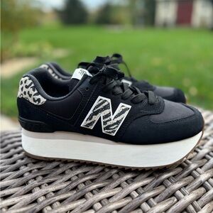 New Balance 574 Platform Women's Animal Print sneaker